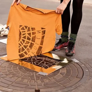 Screen Print Garments Using a Manhole