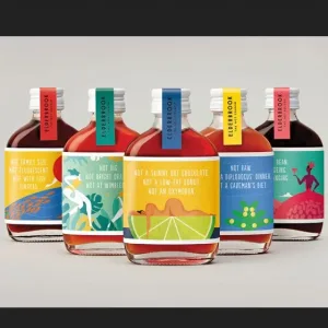 Vibrant Branded Drink Bottles