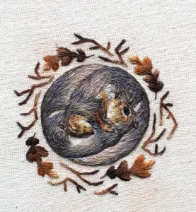 Personalised-Embroidery-that-looks-Amazing-squirrel