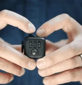 Cheap-Promotional-Fidget-Cubes-In-Use