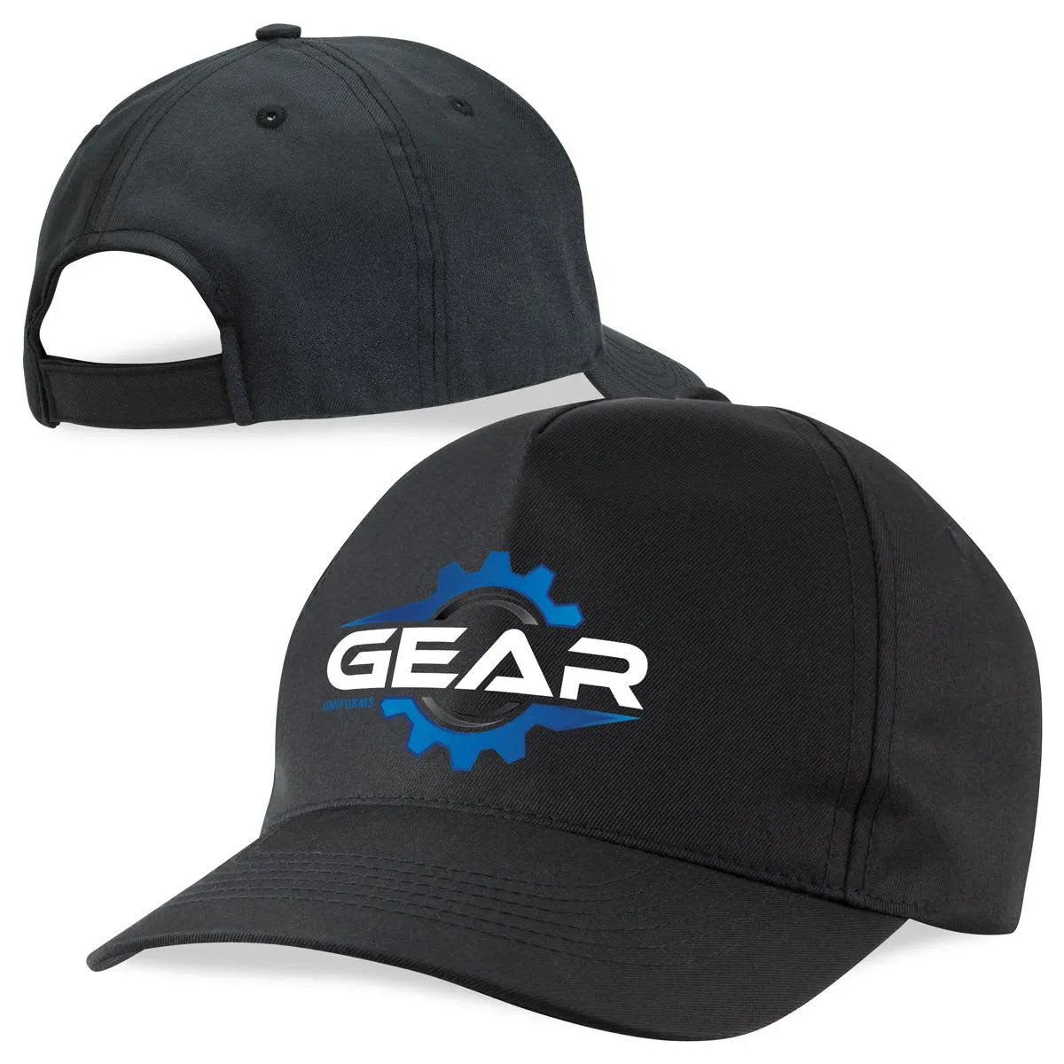 Polycotton Dynamic Cap for production staff uniforms