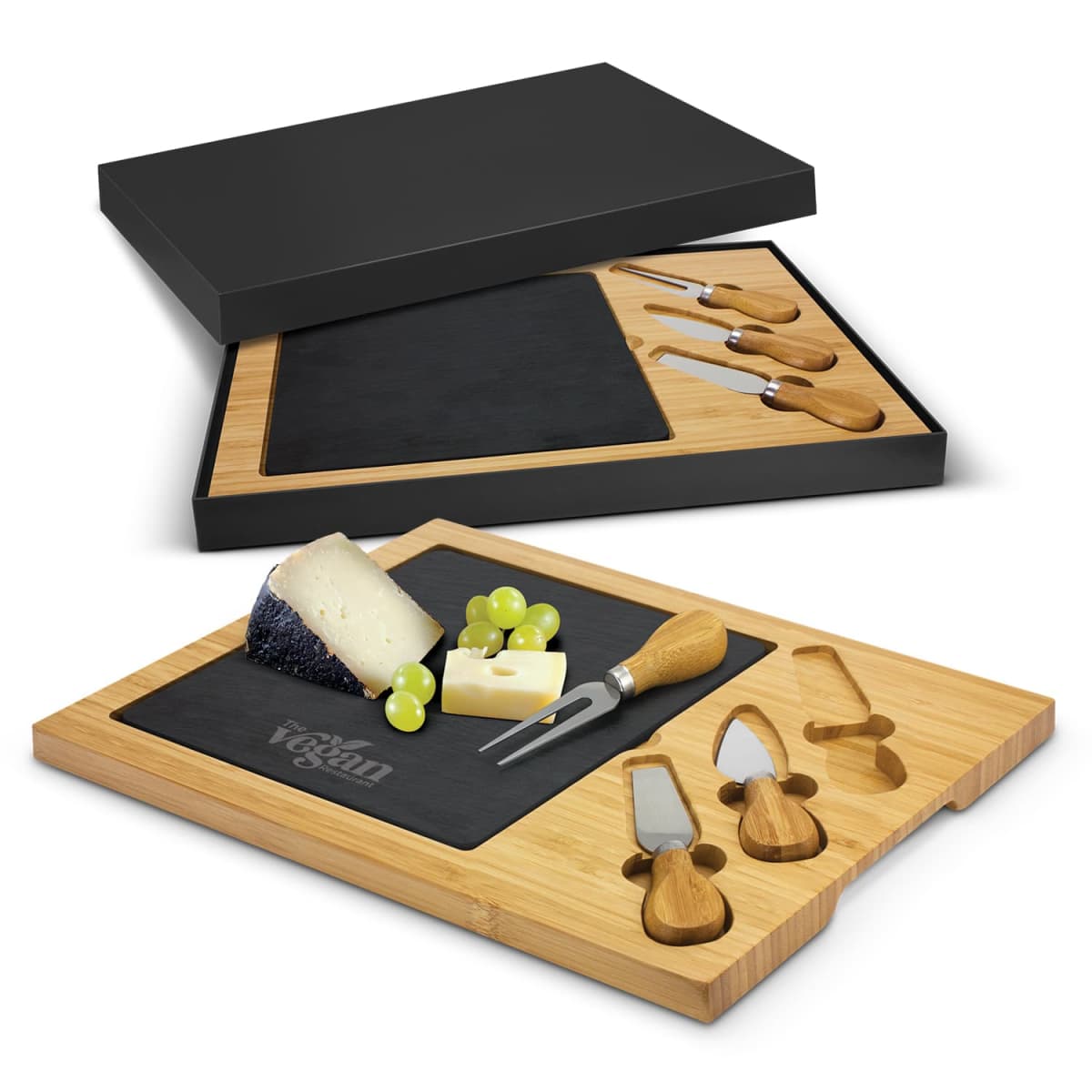Eco Cheese Boards with engraved logo