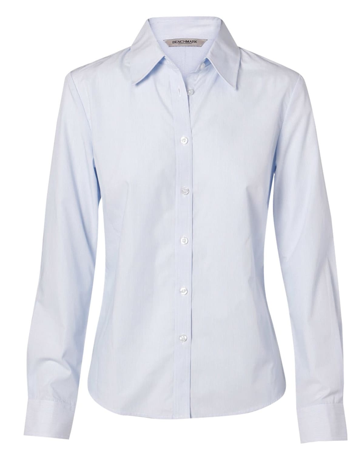 Corporate Fine Stripe Long Sleeve Shirt