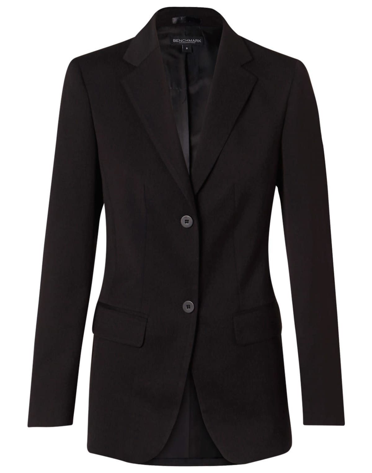 Premium womens mid length jacket with custom logo