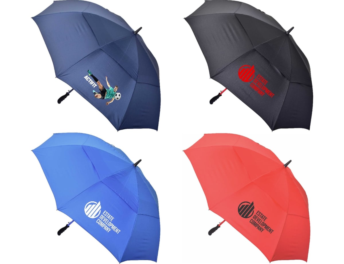 76cm Quality Promotional Golf Umbrellas in assorted colours