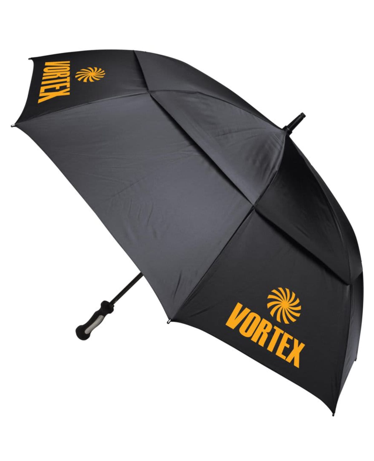Executive Logo Printed Golf Umbrella black