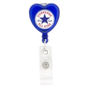 Heart-Shaped Retractable Badge Holders