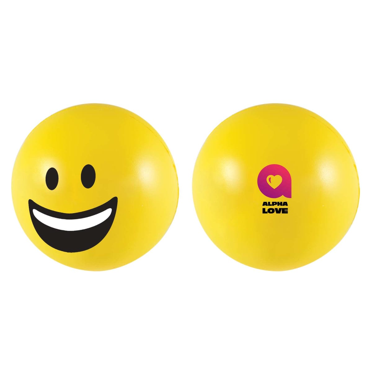 Yellow Emoji Stress Balls for fun retail promotions