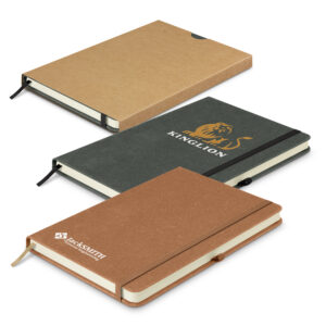 Three Recycled Hard Cover Notebooks 170325