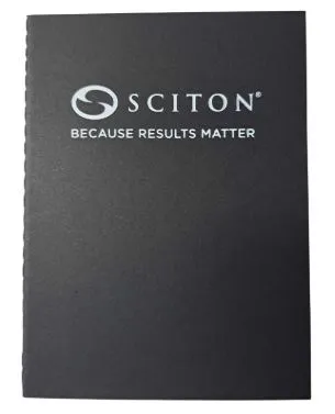 SCITON- black notebook