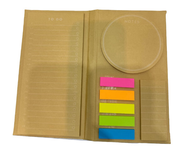 Eco friendly sticky note pad