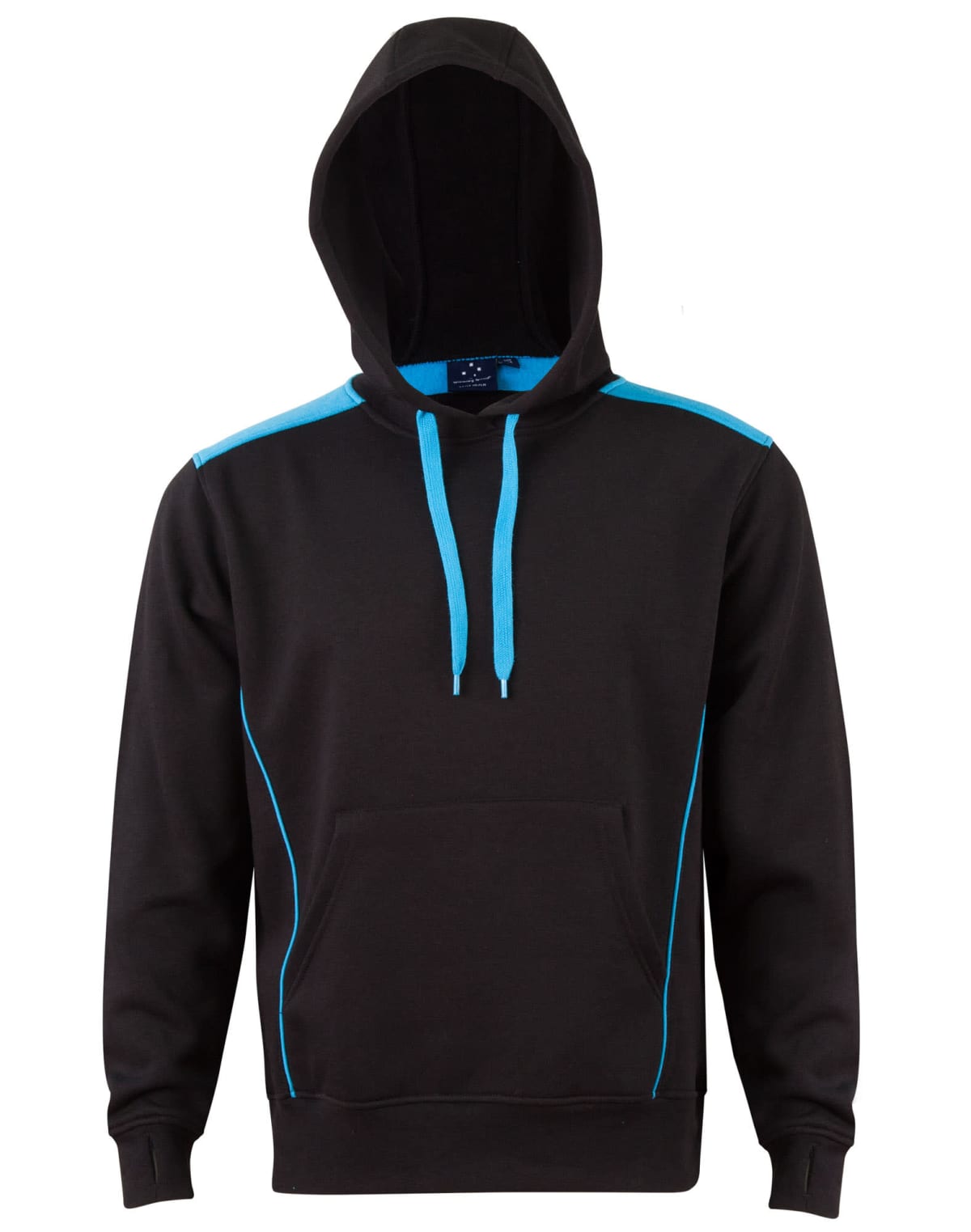 KZ Adults Kangaroo Pocket Contrast Hoodies in team colours