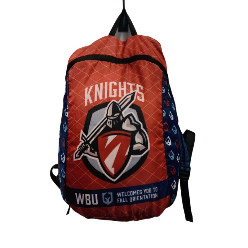 red backpack for Knights WBU