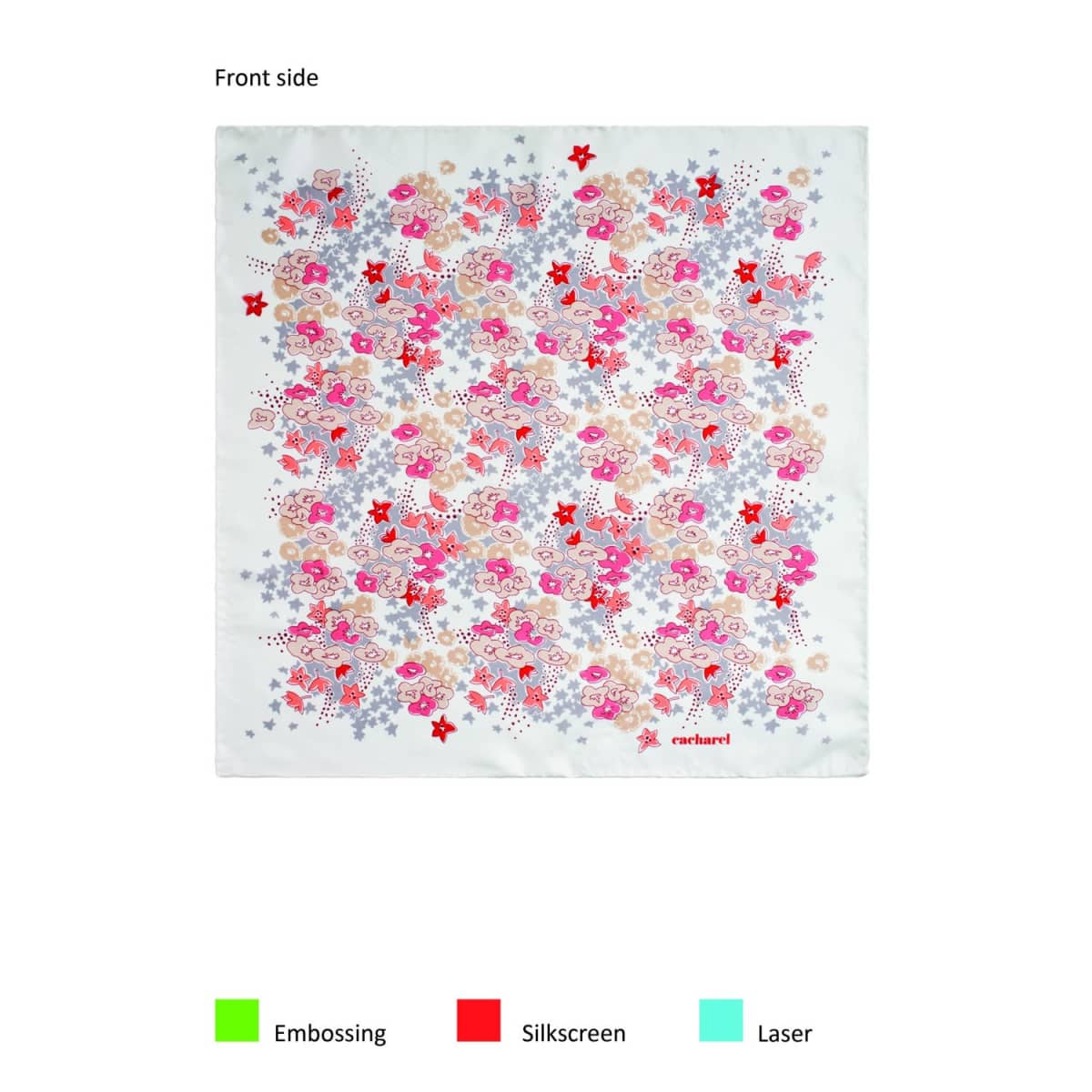 Celeste Fine-Silk Scarves for elegant corporate uniforms in hot climates