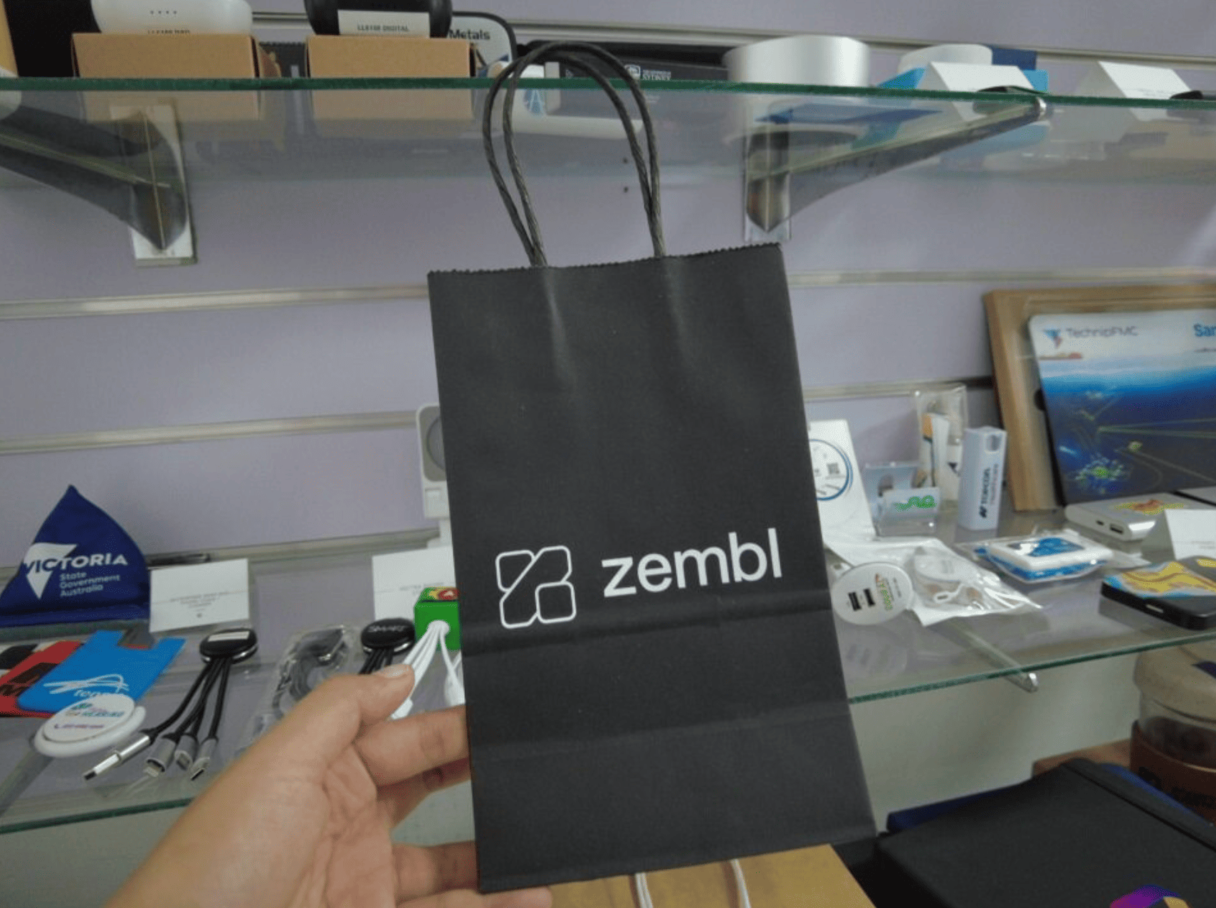 Client Story: Zembl Branded Paper Bags