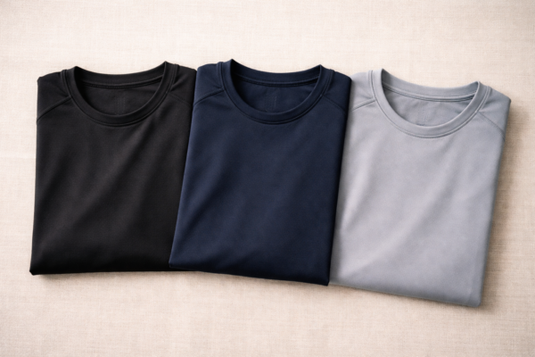 Folded cool dry t-shirts