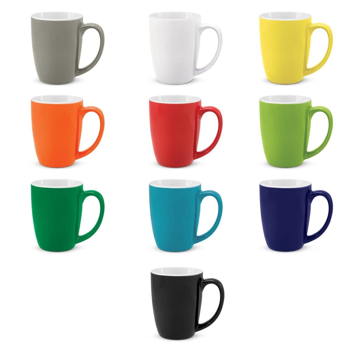 330Ml Colourful Stoneware Mugs