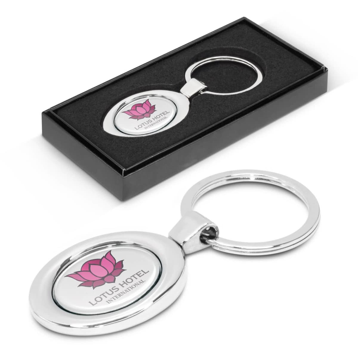Kroma Oval Metal Key Rings