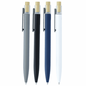 Bamboo Clicker Recycled Aluminium Pens