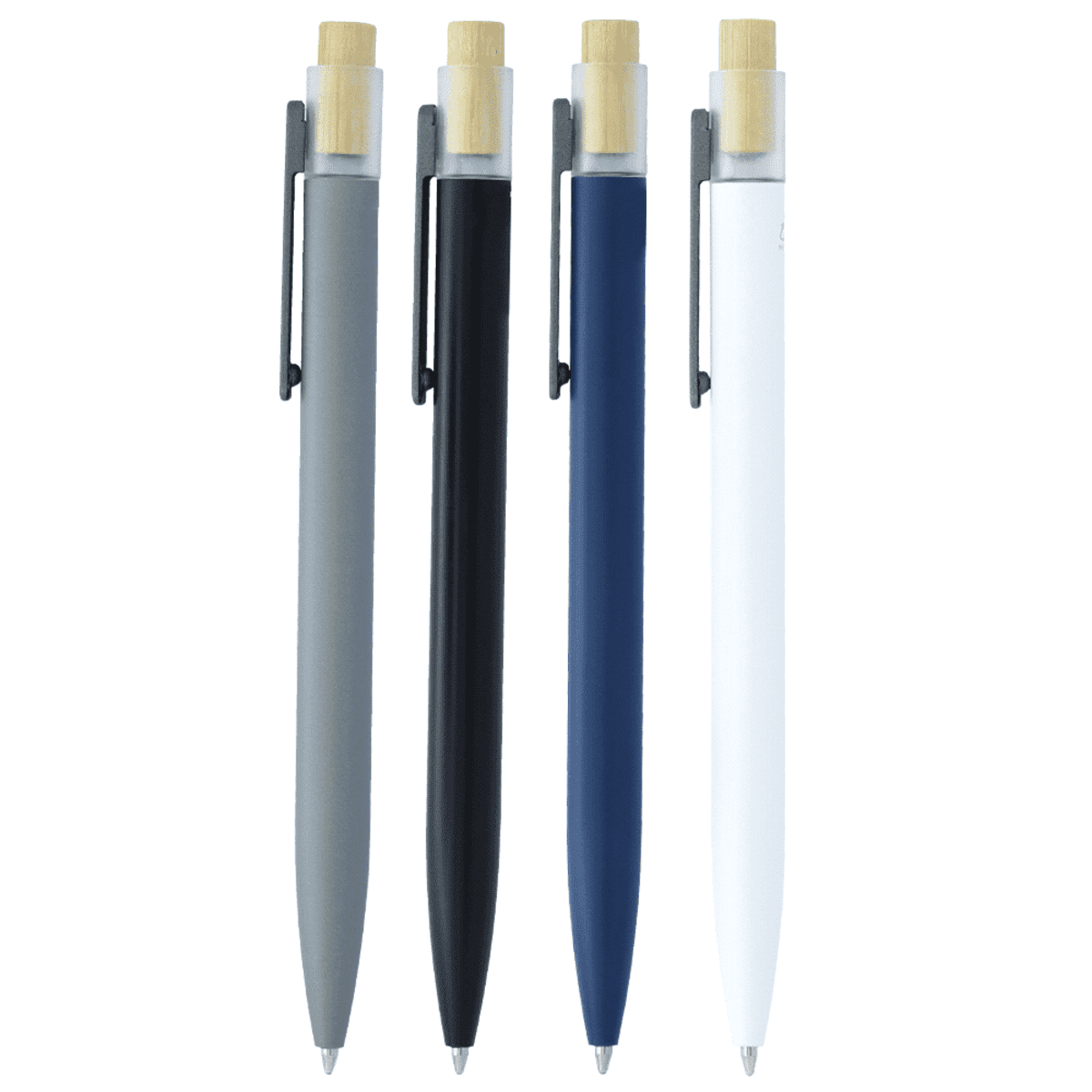 Bamboo Clicker Recycled Aluminium Pens