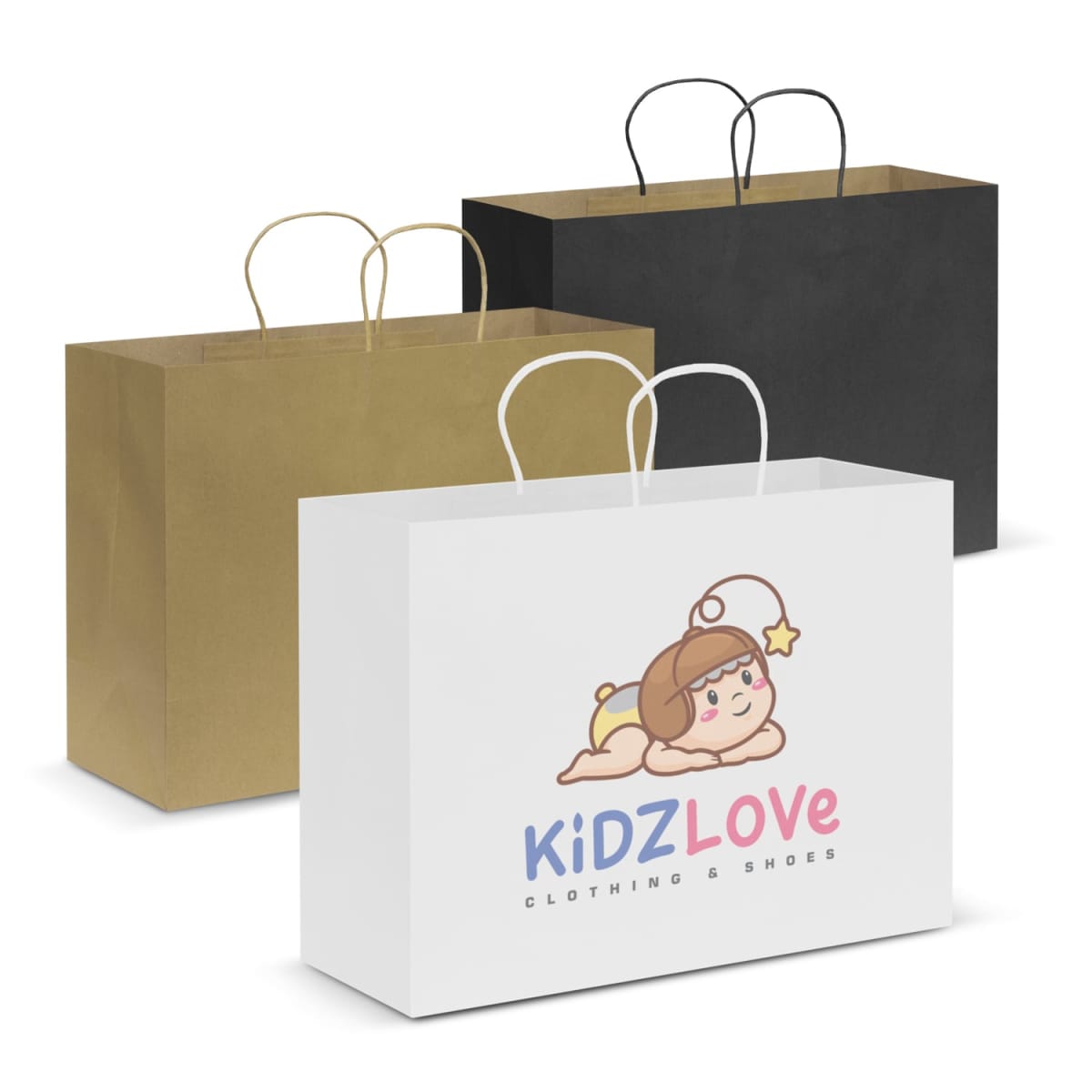Vex Paper Carry Bags Xl