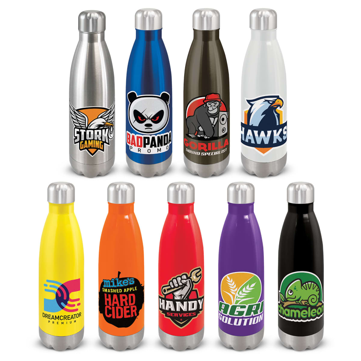 Trance Branded Aluminium Bottles