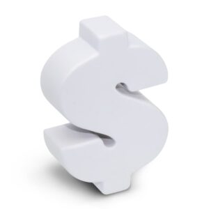 White Dollar Signs