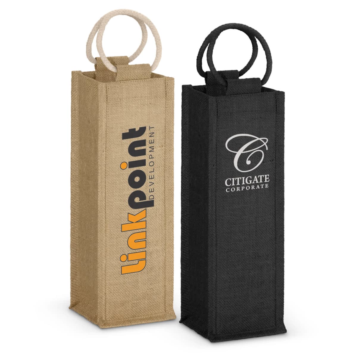 Clemente Branded Eco Wine Bags