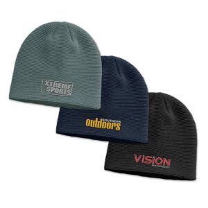 Idaho Promo Garter Knit Beanie Caps