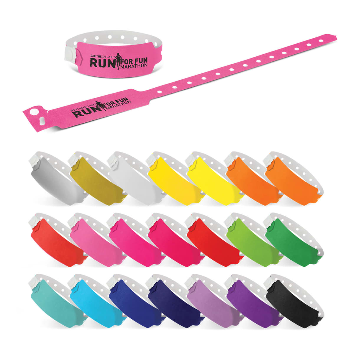 Plastic Promo Snap Wrist Bands