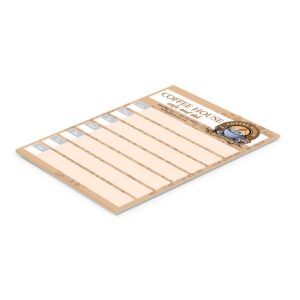 A5 Custom Design Notepad- 25 Leaves