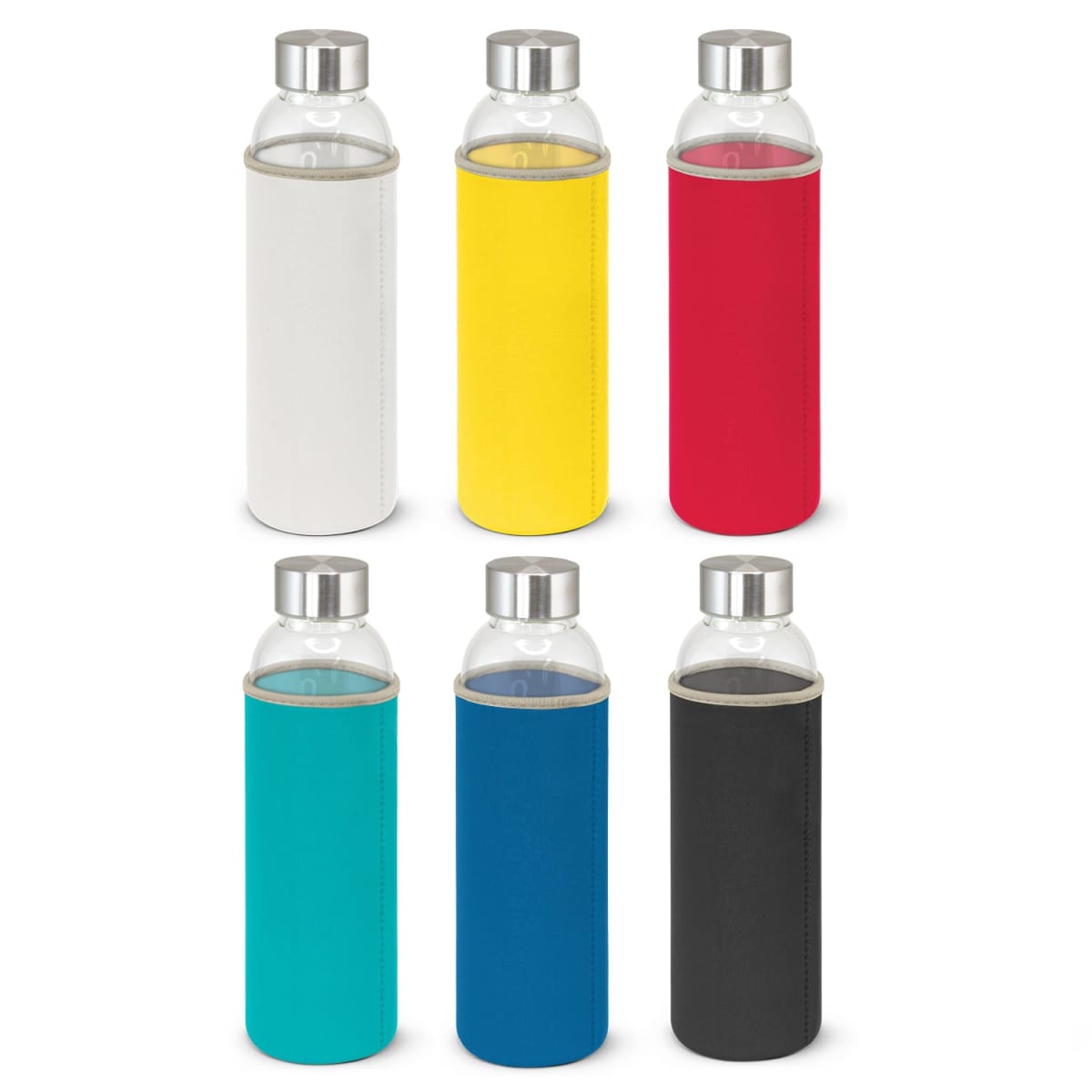 Glass Drink Bottles With Sleeve