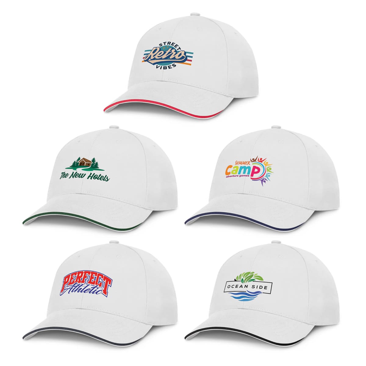 White Baseball Caps