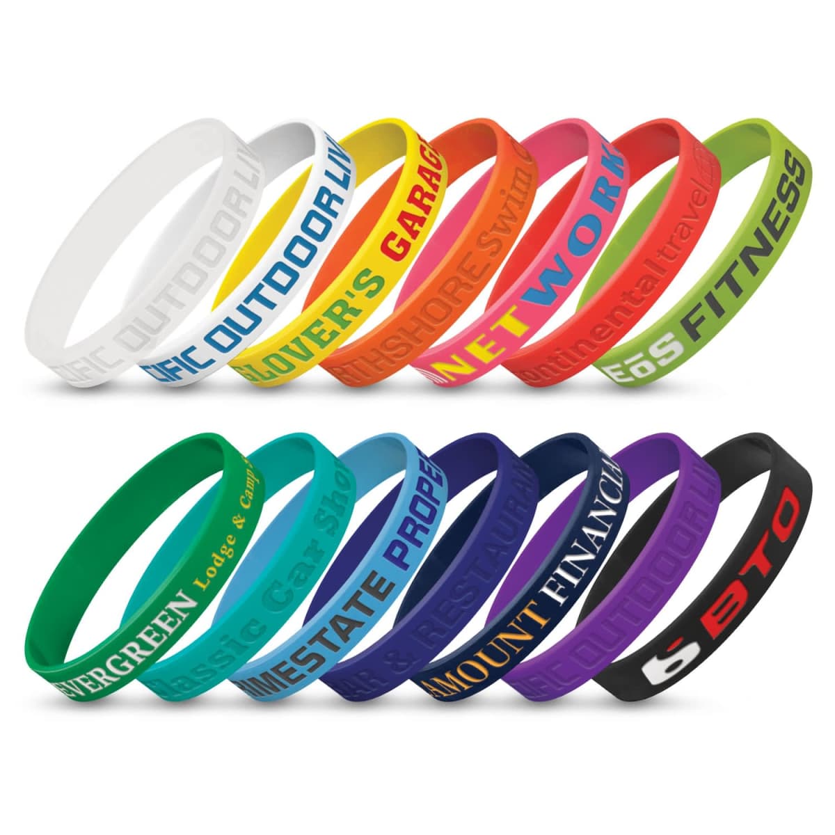 Music Festival Wristbands Logo Debossed