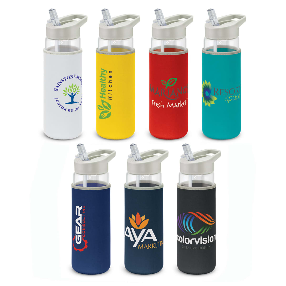 Ochoa Glass Bottles Neoprene Sleeves