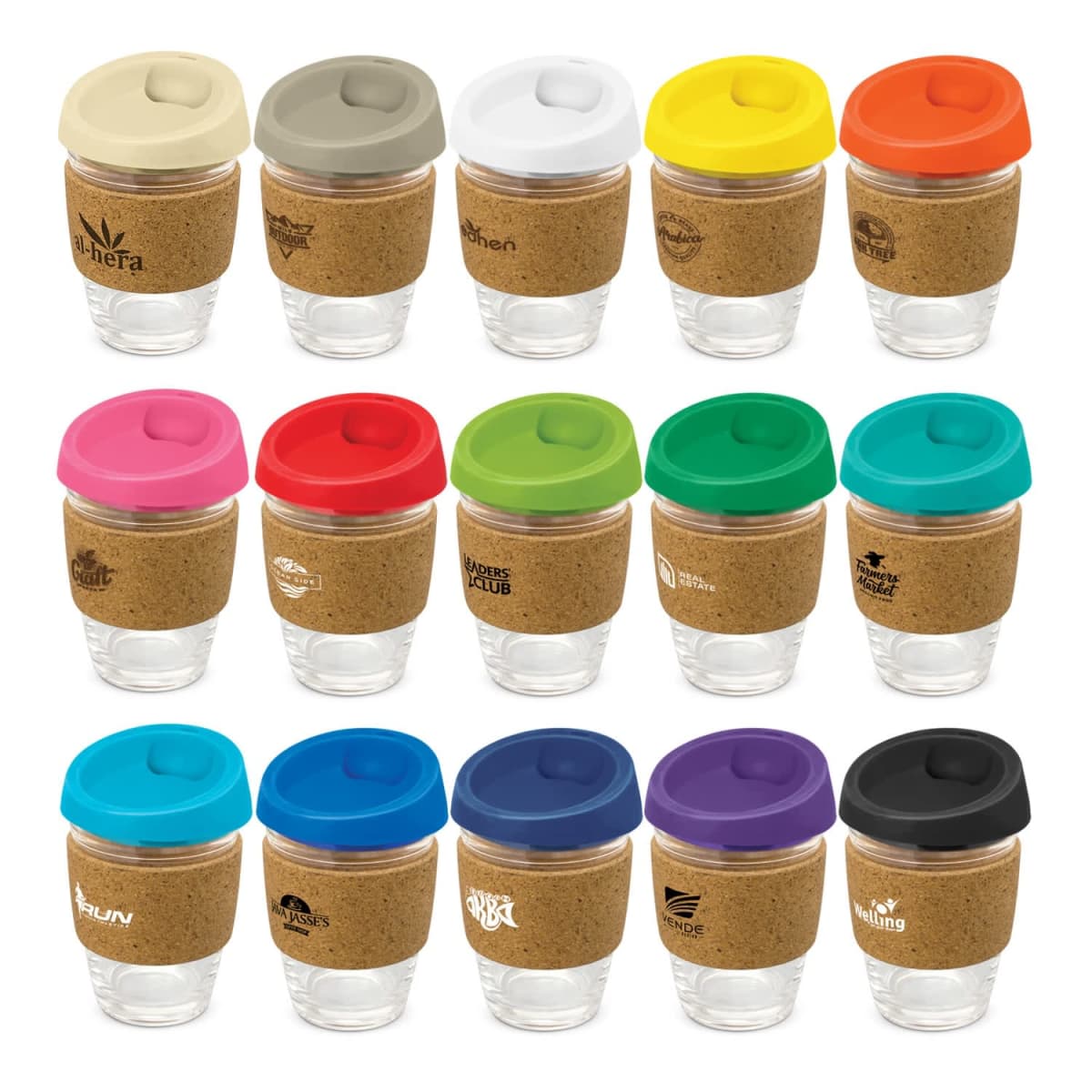 340Ml Eco Cork Band Promo Cups