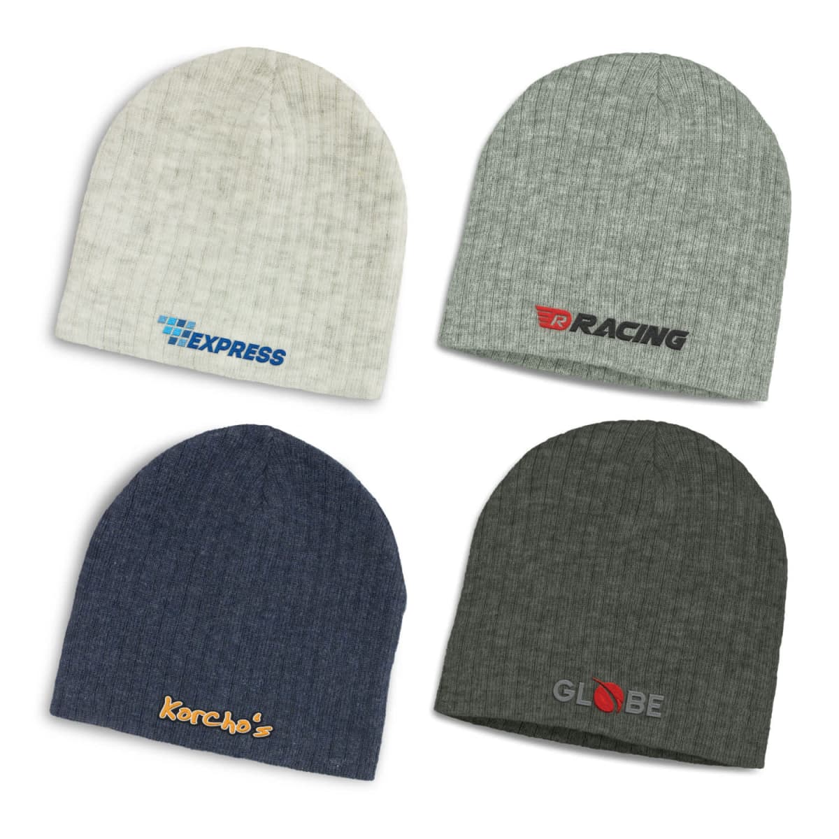 Lele Heather Cable Knit Beanies