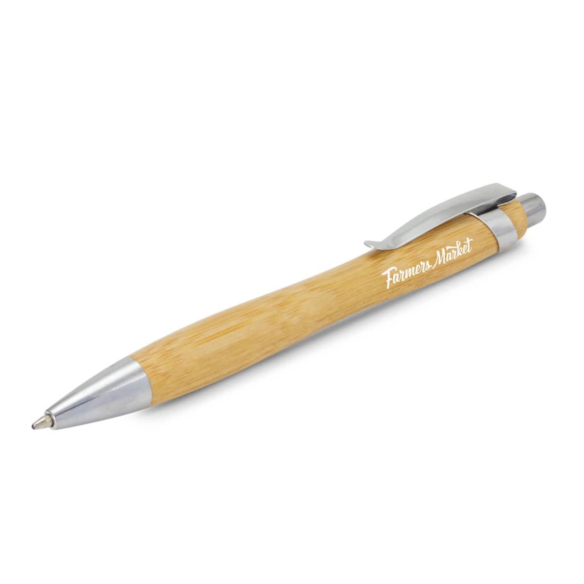 Bulk Bamboo Pens Logo Decorated