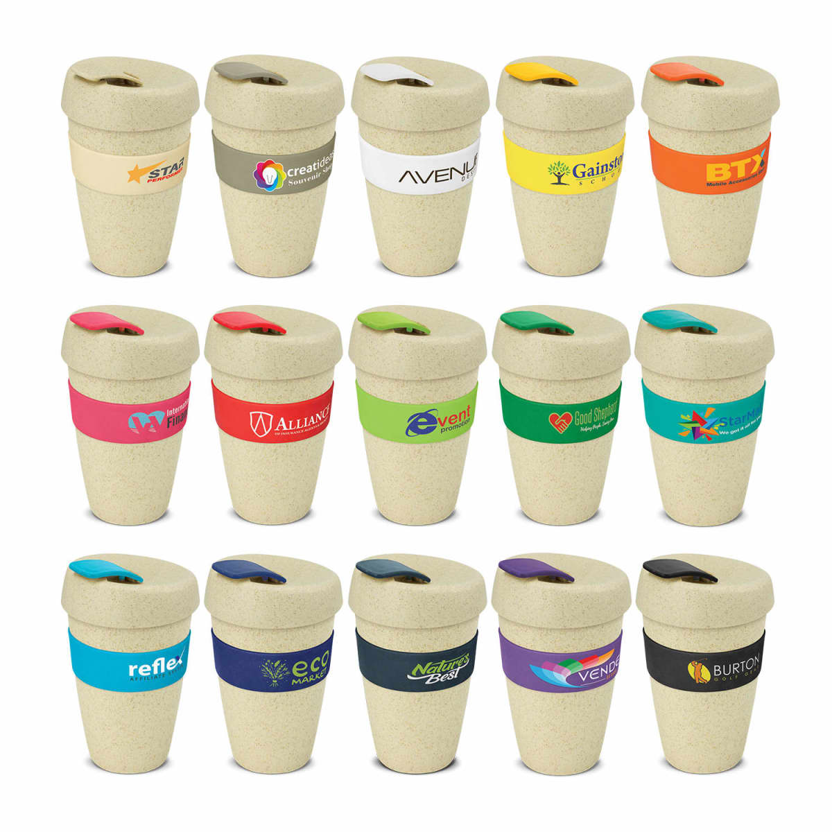 Bairn Rice Husk 480Ml Reusable Cups
