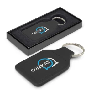King Leather Key Rings Square