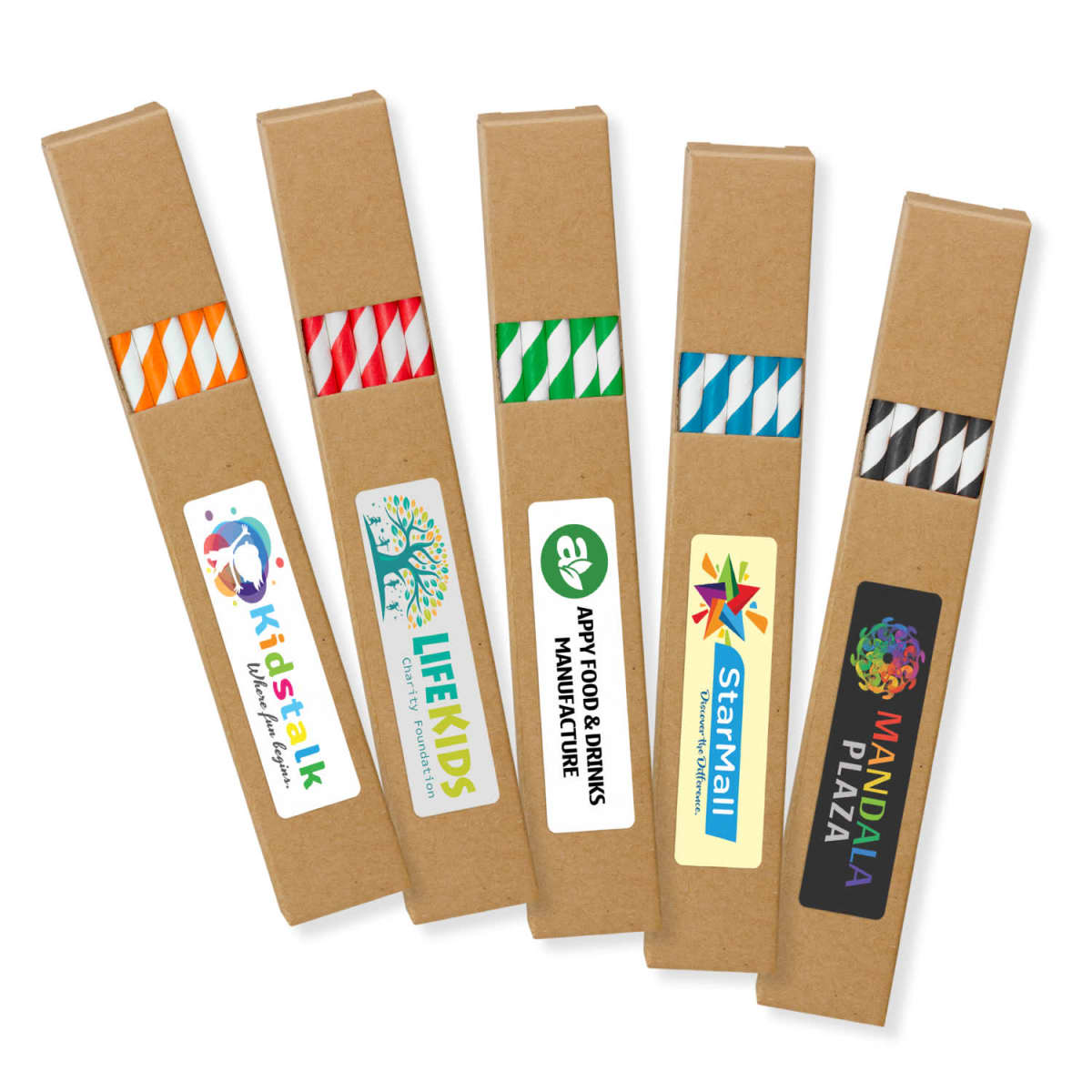 Zetty Paper Drinking Straws