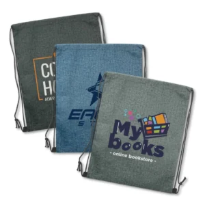 Greg Heather Drawstring Backpacks