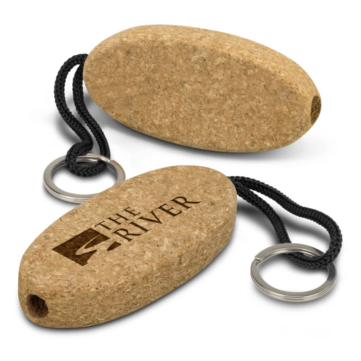 Natural Cork Keyrings