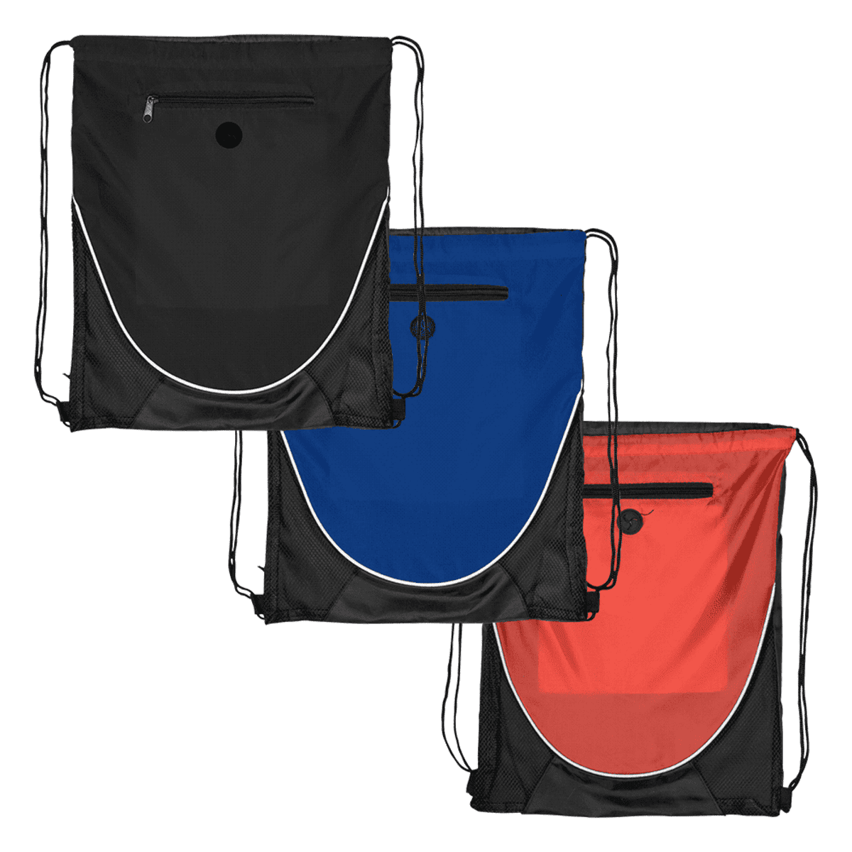 Peek Drawstring Backpacks