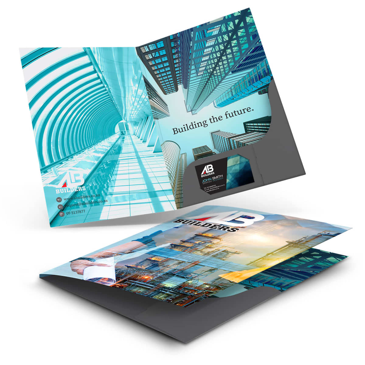 Bulk A4 Presentation Folders With Spine