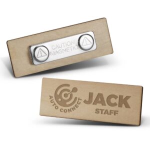 Hounslow Magnetic Wooden Badges