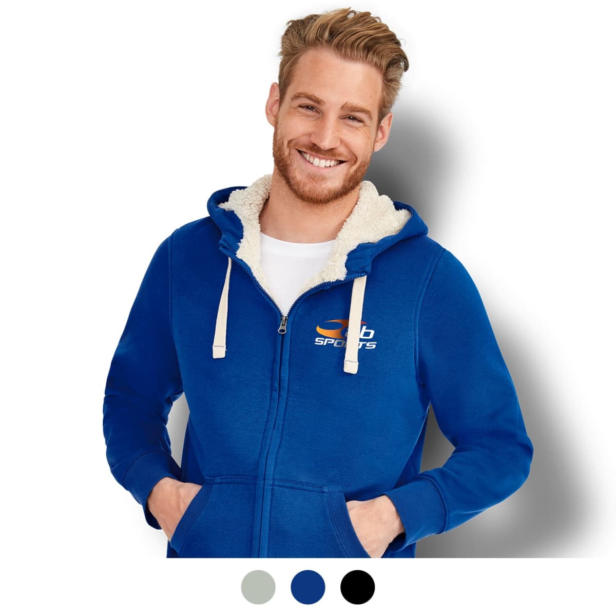 Sols Sherpa Unisex Zipped Sweatshirts