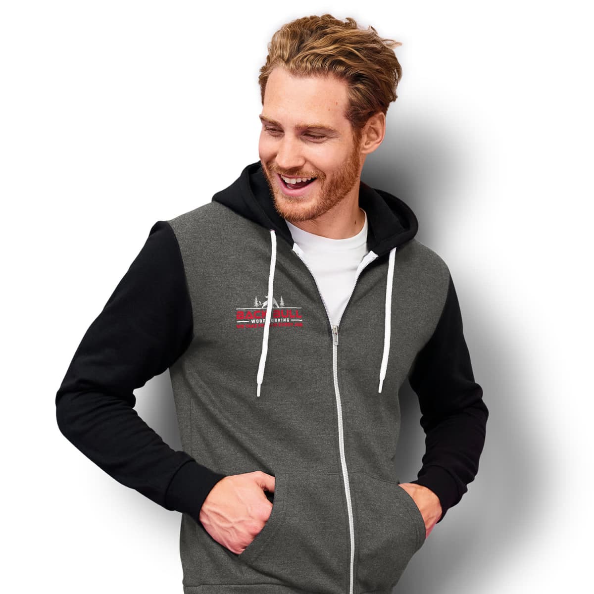 Sols Silver Unisex Zipped Sweatshirts