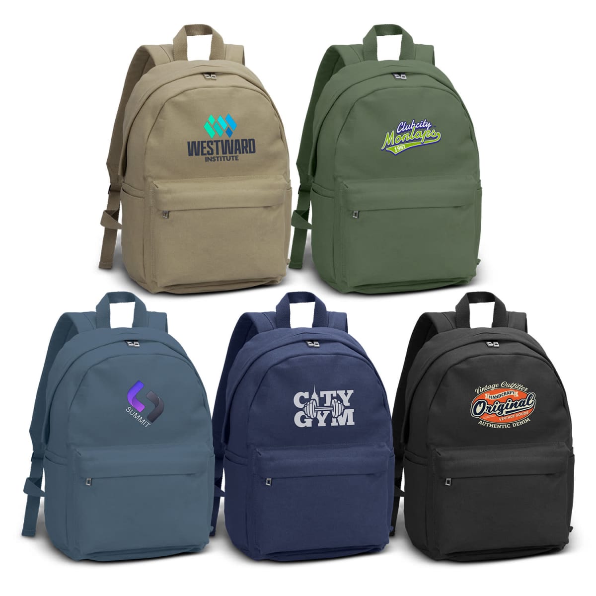 Brookline Canvas Backpacks