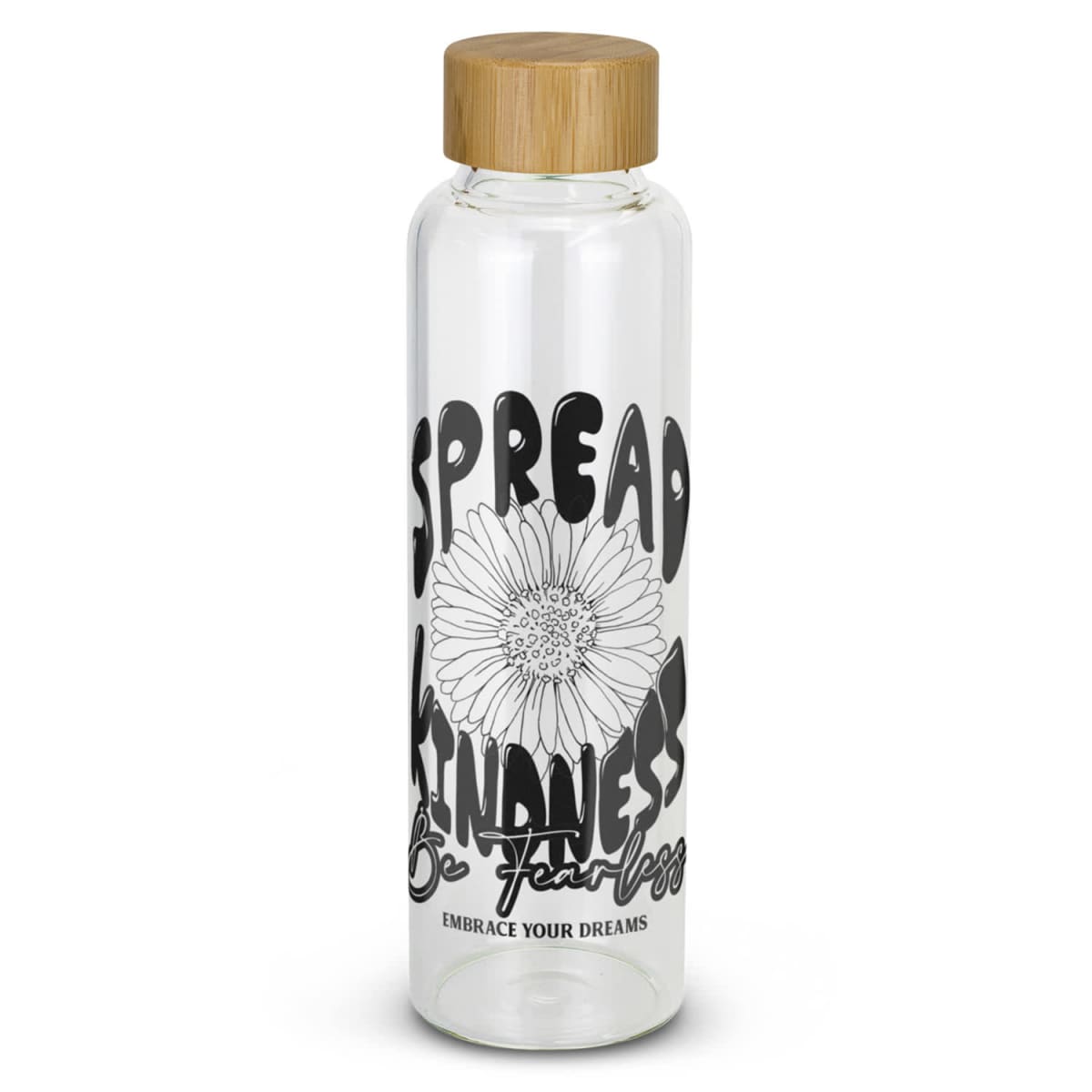Grenda Glass Bottles With Bamboo Lid